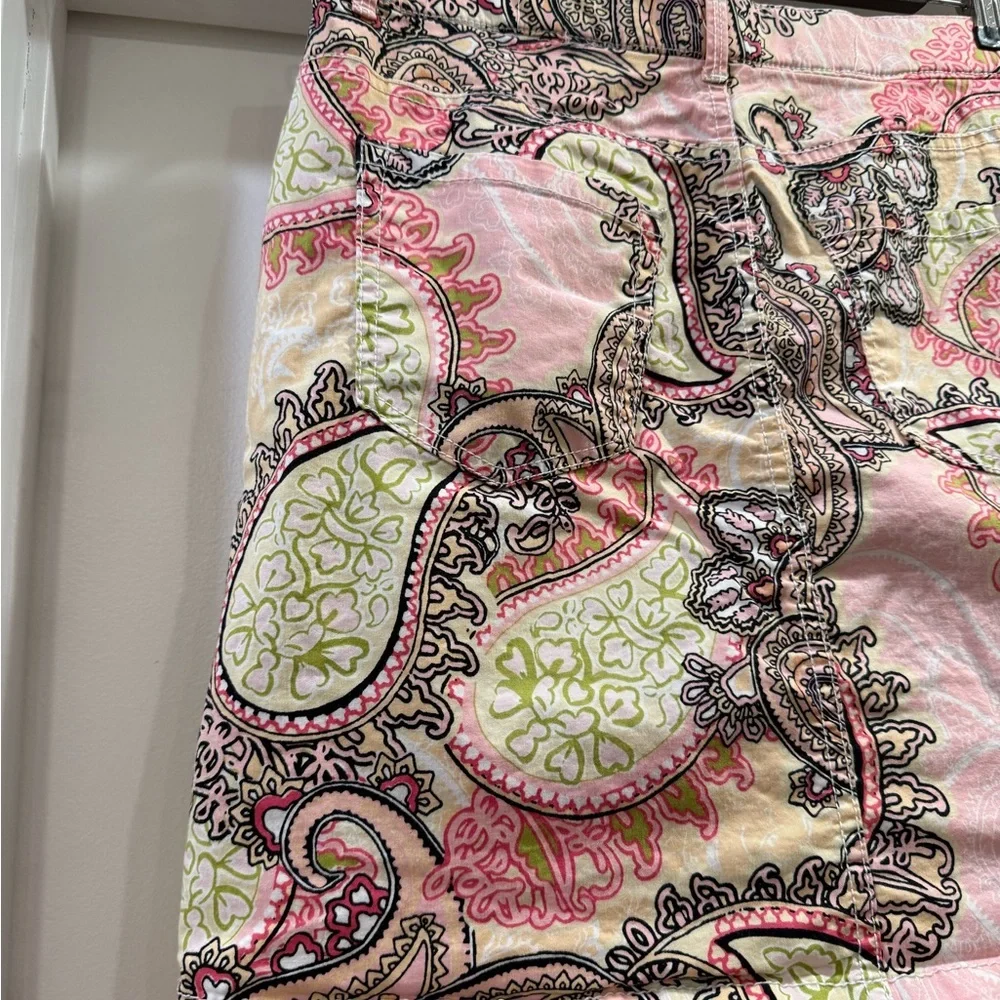 Croft & Barrow Paisley Women's Skort Size 8 - Picture 5 of 12